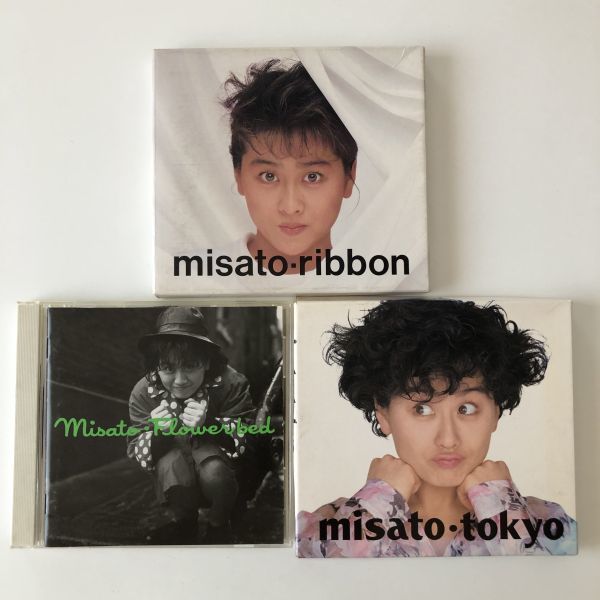 B17722　中古CD　Ribbon+flower bed+tokyo　渡辺美里　3枚セット_画像1