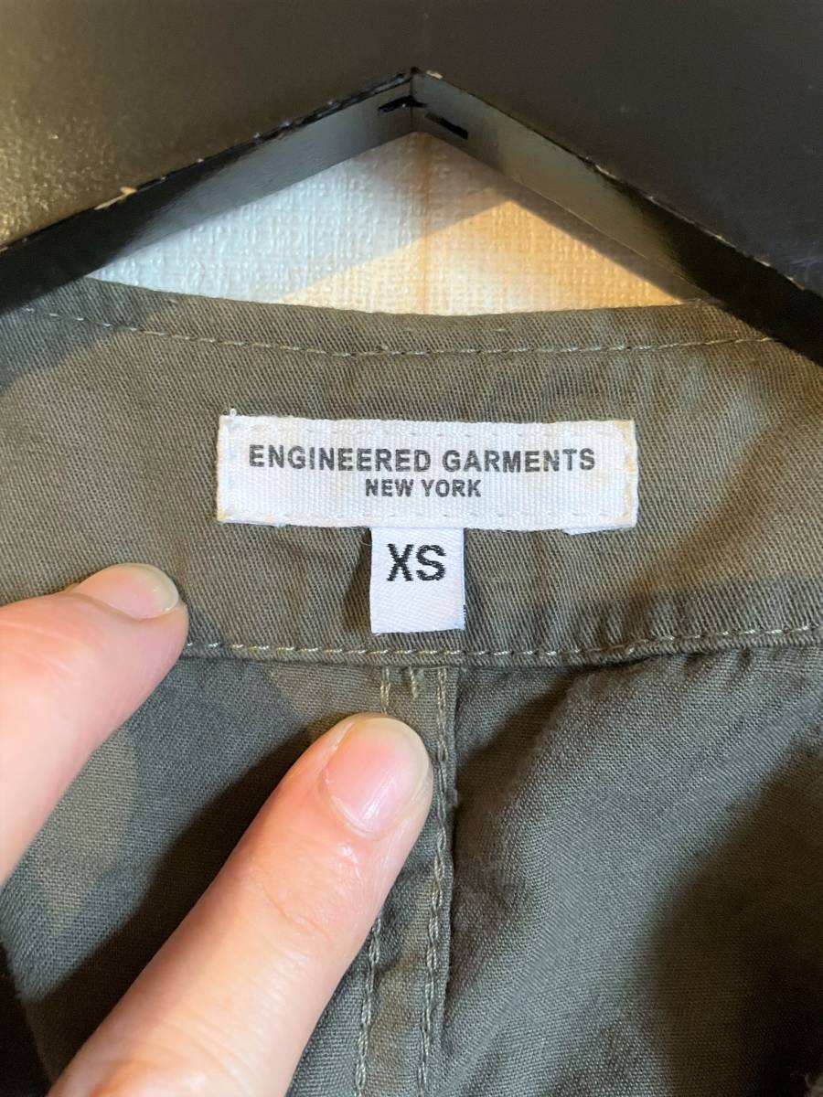  beautiful goods engineered garments USA made C-1 VEST Khaki XS khaki military the best ENGINEERED GARMENTS hunting fishing vest 