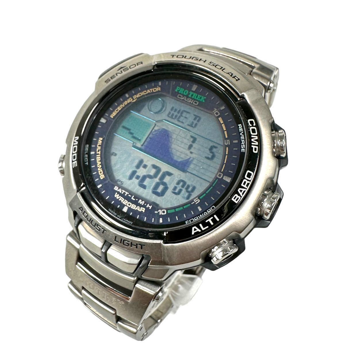 動作品 CASIO カシオ PROTREK プロトレック マナスル PRX-2500T-7JF