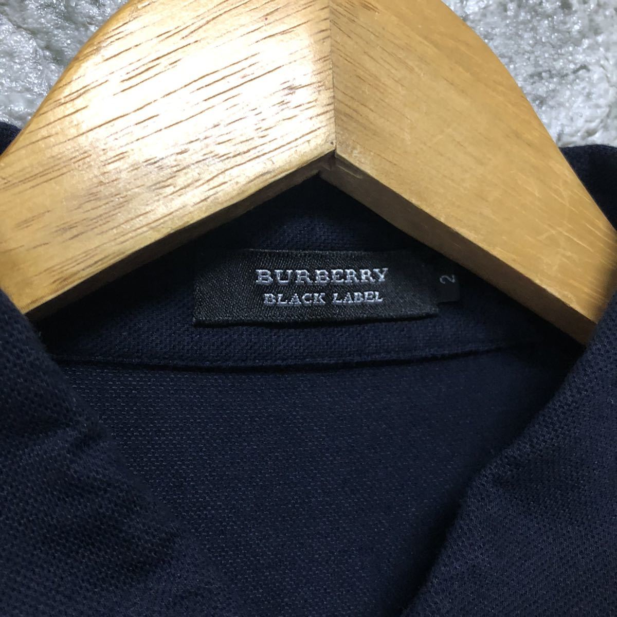 Burberry バーバリー 半袖 ポロシャツ バーバリーブラックレーベル LACOSTE ラコステ カットソー 刺繍 ワンポイント size2_画像4