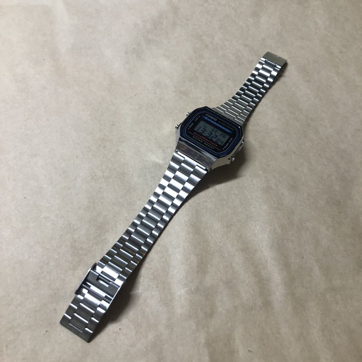 CASIO カシオ A168 チープカシオ 腕時計 デジタル腕時計 セイコー クォーツ アラーム G-SHOCK メンズ ビジネス時計 フリーサイズ_画像1