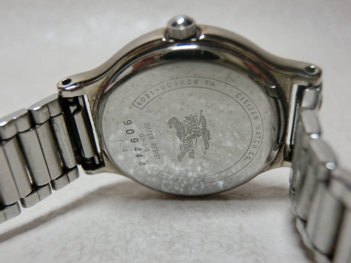 【№9013－O6004R】中美古：BURBERRYS バーバリー クォーツ 6031-G03626 レディース腕時計 稼働品の画像4