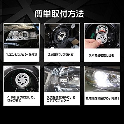 1日元 - 即時交付飛利浦第二代LED大燈集成H4 / H1 / H7 / H8 / H11 / H16 / HB3 / HB4 LED霧燈真正發射型12000LM檢查保修一年！ <Br> 1円～即納 Philips二代 LEDヘッドライト 一体型 H4/H1/H7/H8/H11/H16/HB3/HB4 ledフォグ純正発光方式12000LM 車検対応 一年保証！