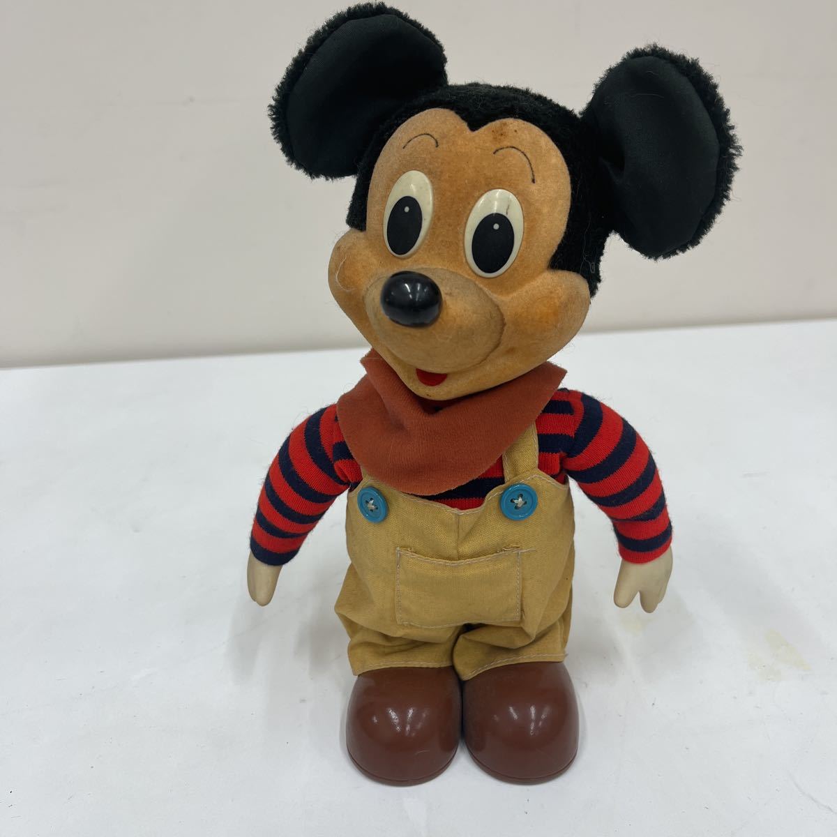 Mickey Mouse ミッキーマウス レトロ オルゴール 人形 昭和 SANYO ネジ