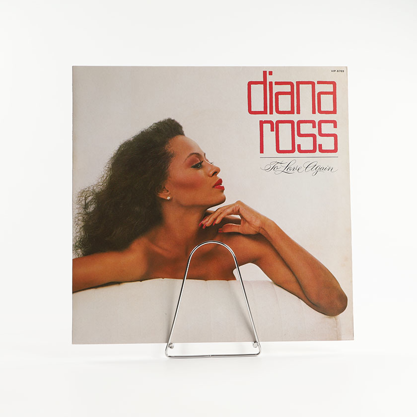 LP diana ross To Love Agains 1981年発売 9曲 / VIP-6769 帯あり (外袋 内袋交換済み)レコード専用ダンボールで発送（ジャンク商品）_画像1