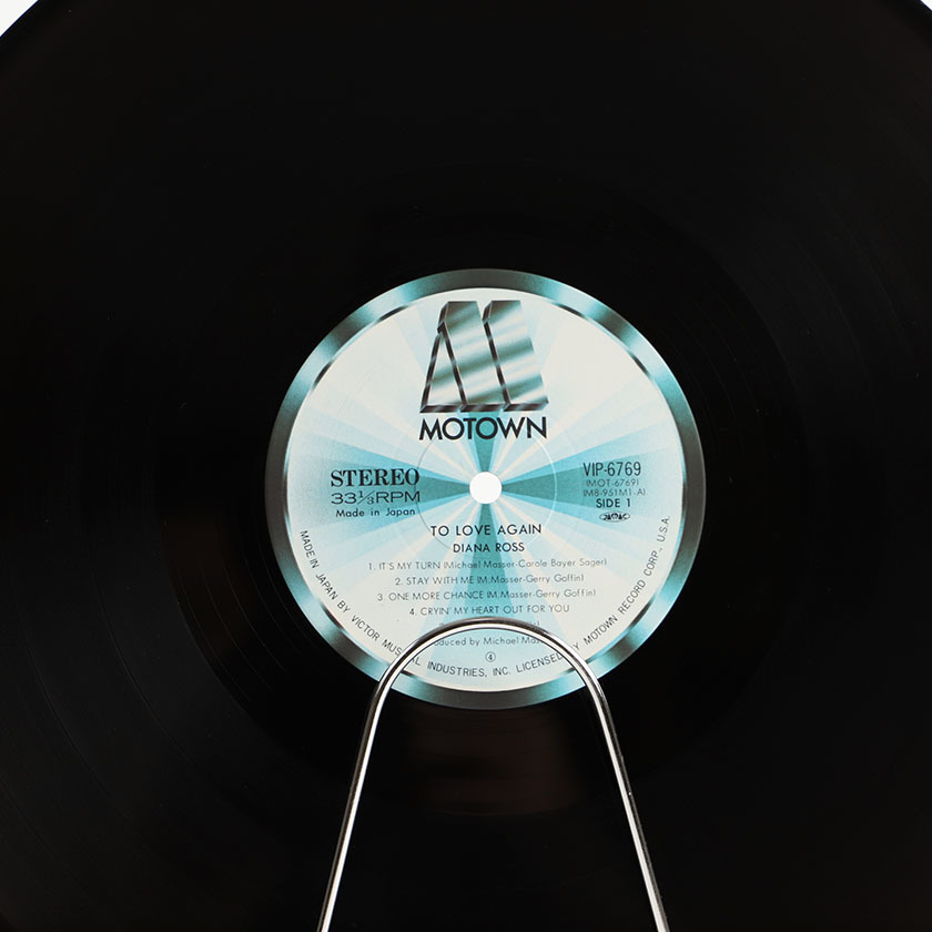 LP diana ross To Love Agains 1981年発売 9曲 / VIP-6769 帯あり (外袋 内袋交換済み)レコード専用ダンボールで発送（ジャンク商品）_画像5
