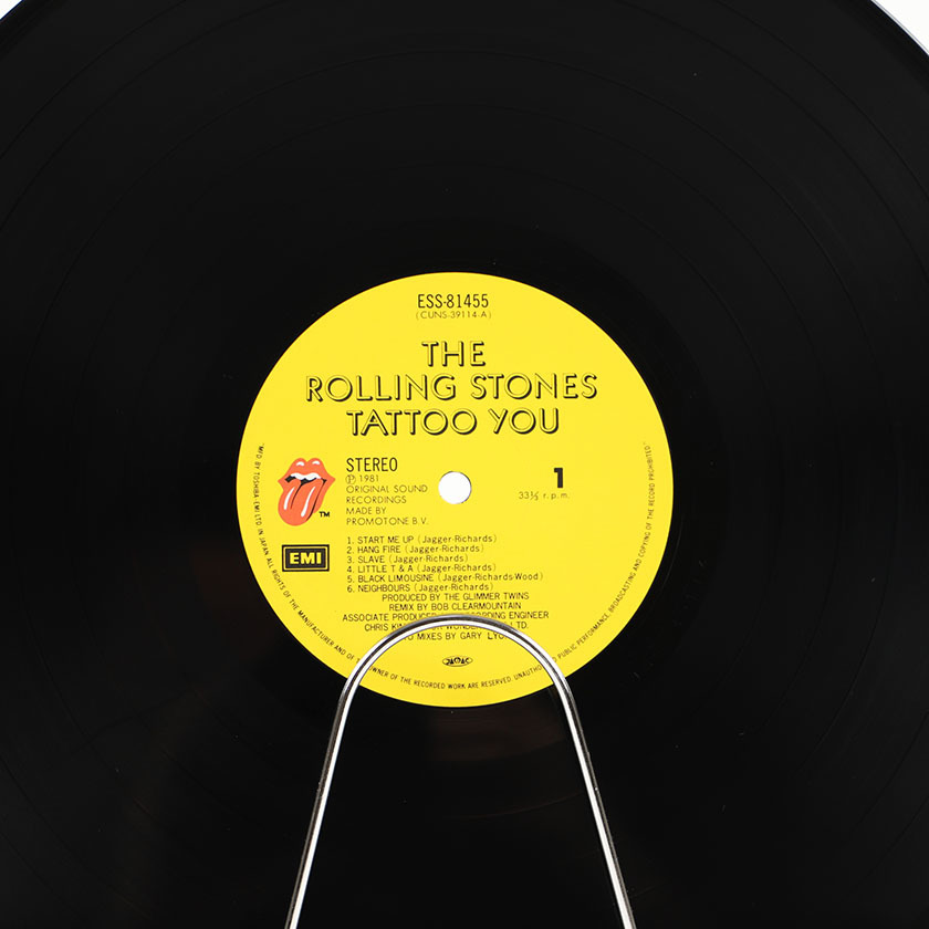 LP THE ROLLING STONES TATTOO YOU 1981年発売 10曲 / EMS-91035 帯なし (外袋 内袋交換済み) レコード専用で発送（ジャンク商品）_画像6