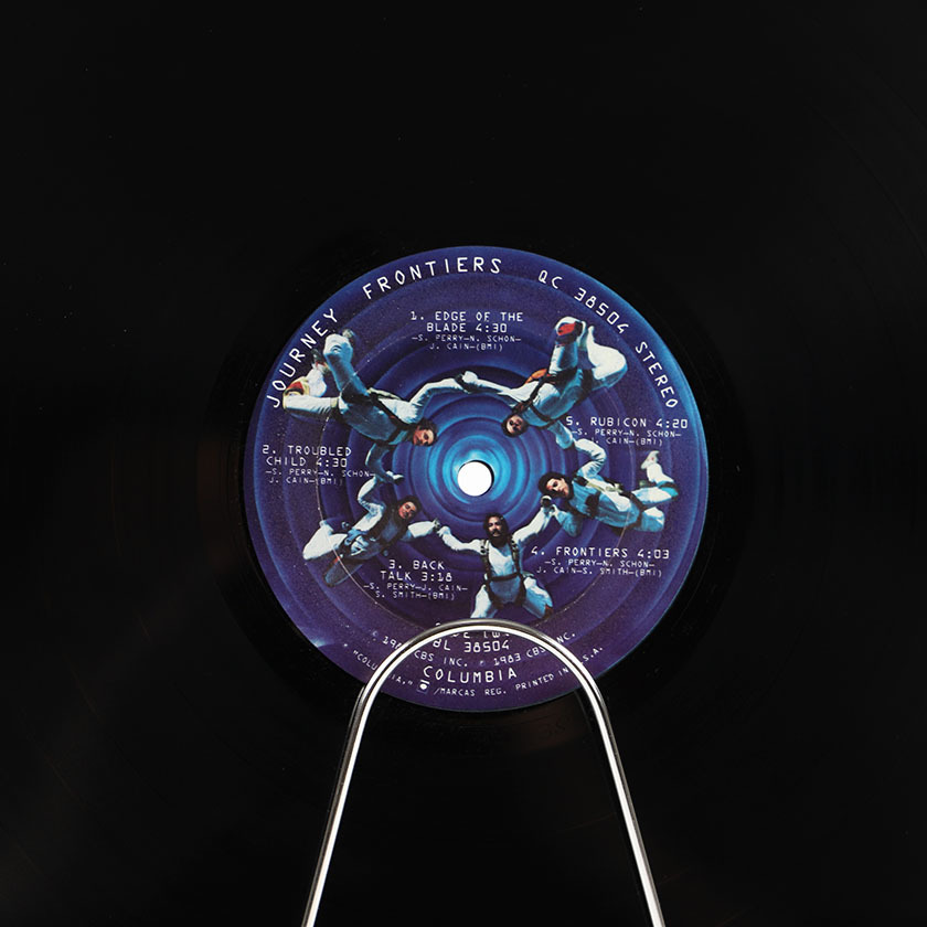 LP JOURNEY FRONTIERS 1983年発売 10曲 / QC 38504 帯なし (外袋 内袋交換済み)（ジャンク商品）_画像6
