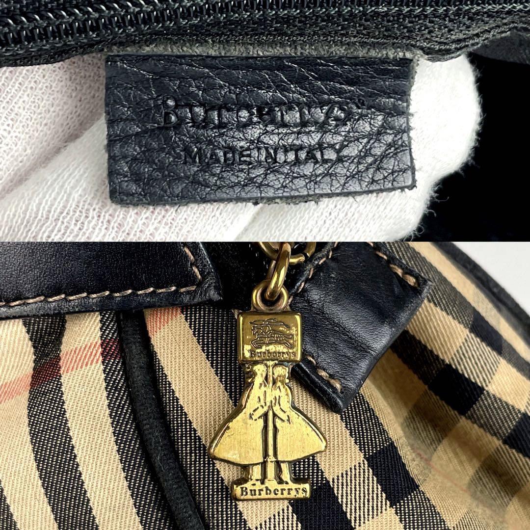 美品 BURBERRYS バーバリー ハンドバッグ シェルター ノバ 美品 BURBERRYS バーバリー ハンドバッグ シェルター ノバ