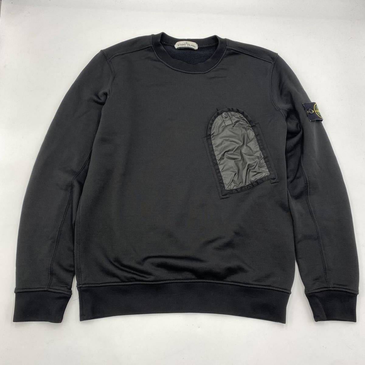喜ばれる誕生日プレゼント ブラック 黒 ポケット トレーナー スウェット ストーンアイランド Sweatshirt Pocket Chest 19AW ISLAND STONE 美品 Mサイズ aa3 メンズ Mサイズ 喜ばれる誕生日プレゼント ブラック 黒 ポケット トレーナー スウェット ストーンアイランド Sweatshirt Pocket Chest 19AW ISLAND STONE 美品 Mサイズ aa3 メンズ Mサイズ