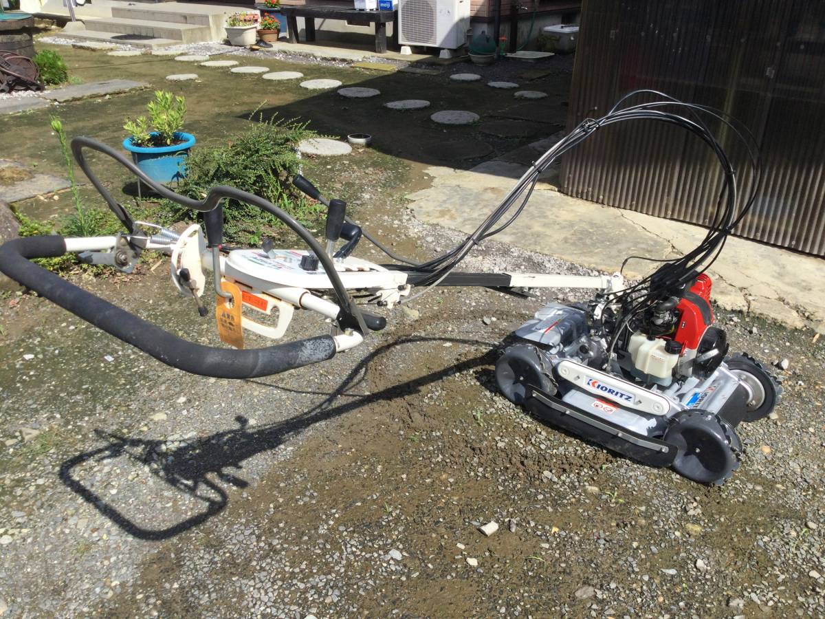 宮城> 共立 自走式傾斜地草刈機 AZ851A スパイダーモア 4WD 宮城> 共立 自走式傾斜地草刈機 AZ851A スパイダーモア 4WD
