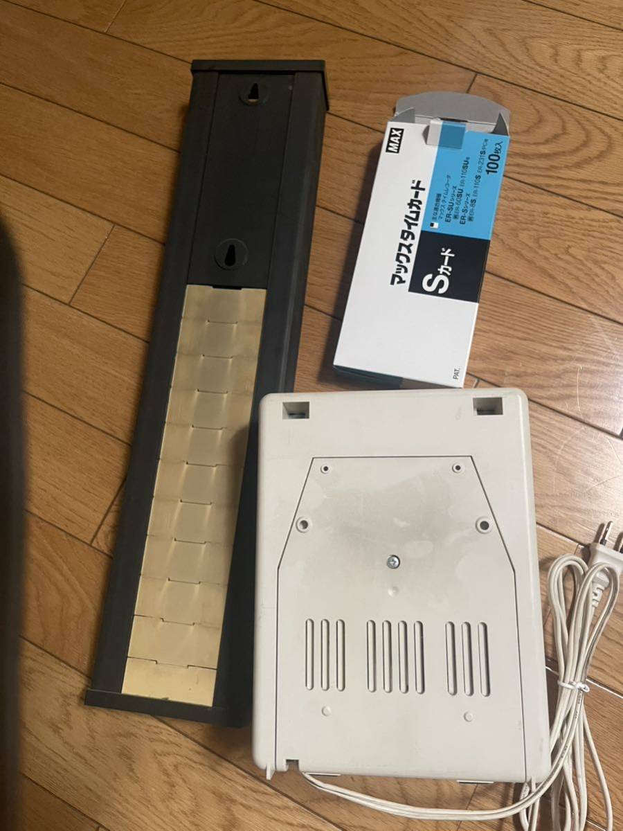 ER-110S タイムカード マックスタイムレコーダー | www.qmsbrasil.com.br