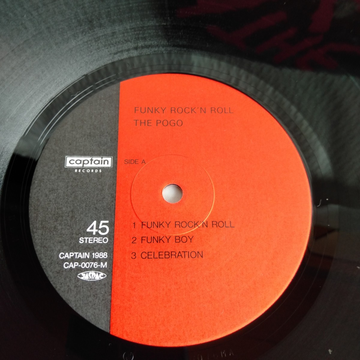 た309 THE POGO FUNKY ROCK'N'ROLL レコード LP EP 何枚でも送料一律1,000円 再生未確認_画像7