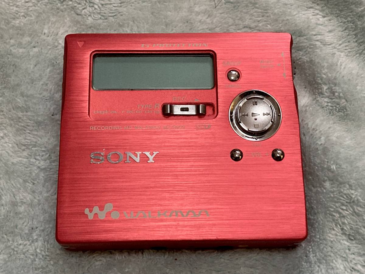 高評価なギフト 即決 簡易動作確認 MZ-R909 ポータブルMDレコーダー SONY ポータブルプレーヤー
