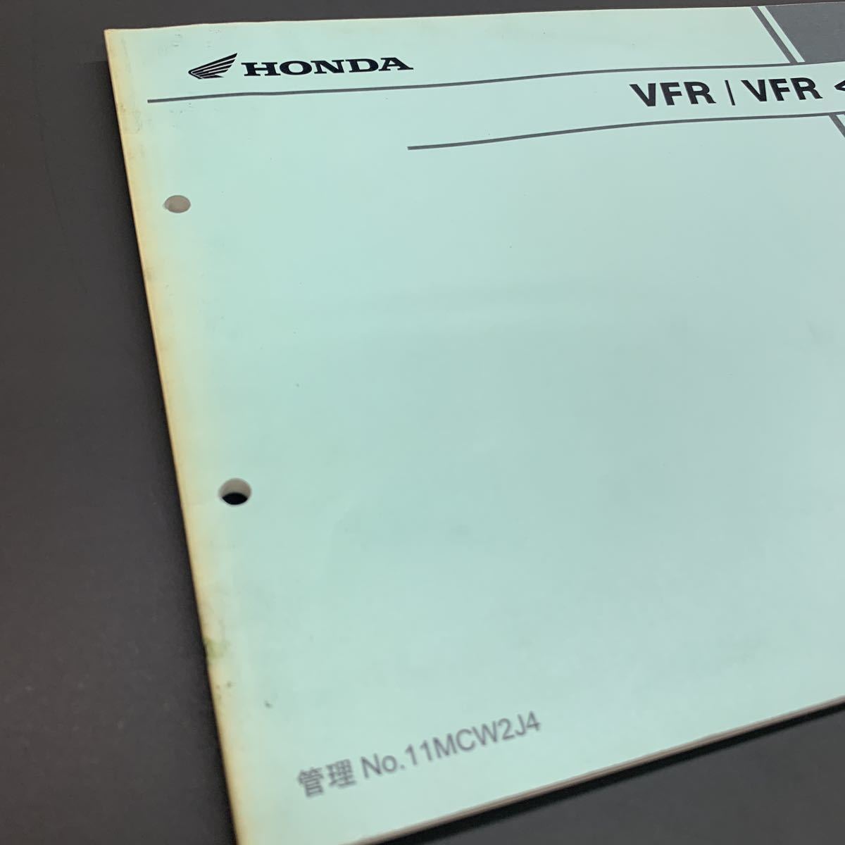 ■送料無料■パーツカタログ ホンダ HONDA VFR　ABS　RC46　VFR800 4版 発行・平成18年2月 ■_画像3