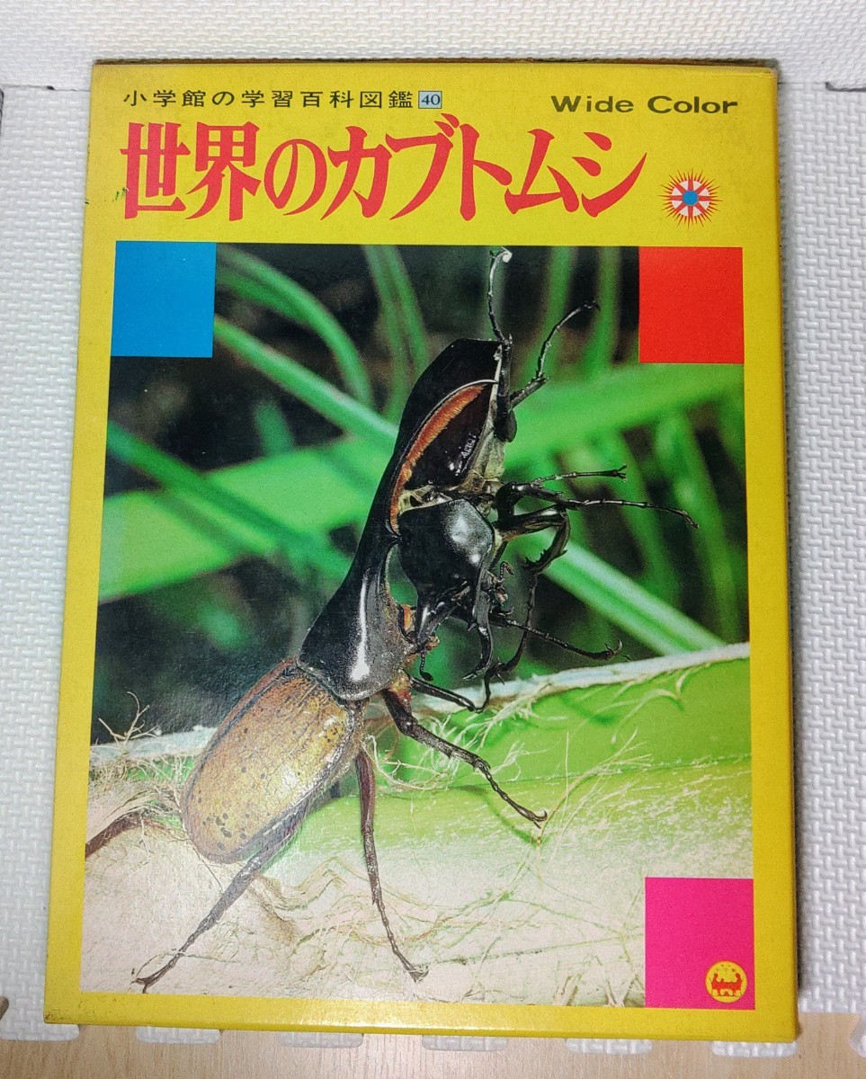 世界のカブトムシ 小学館の学習百科図鑑 40 昭和５８年初版の画像1