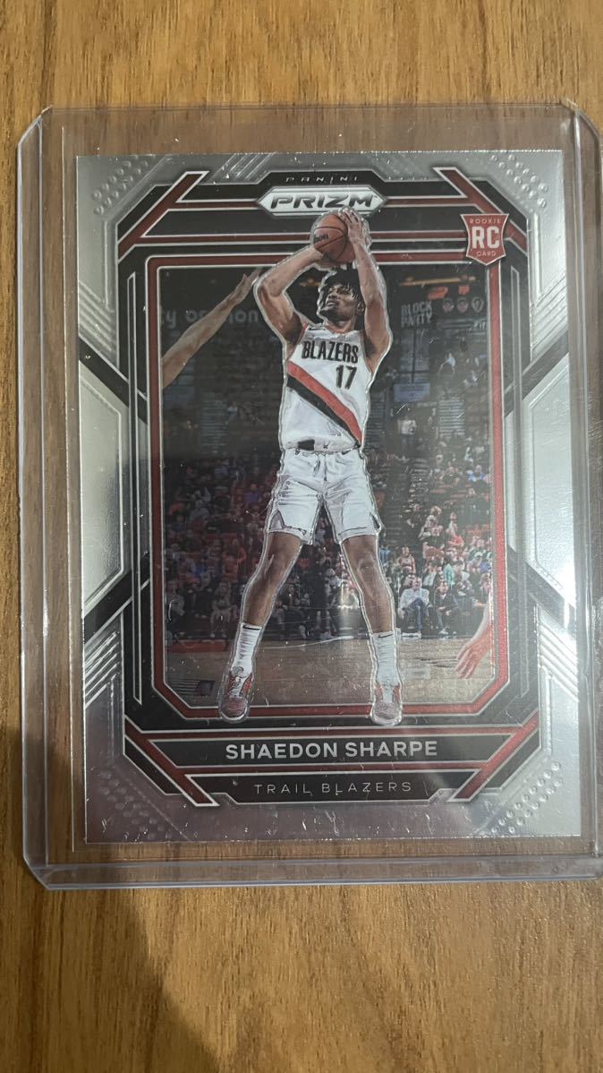 shaedon sharpe Prizm RC trailblazers シェイドンシャープPanini