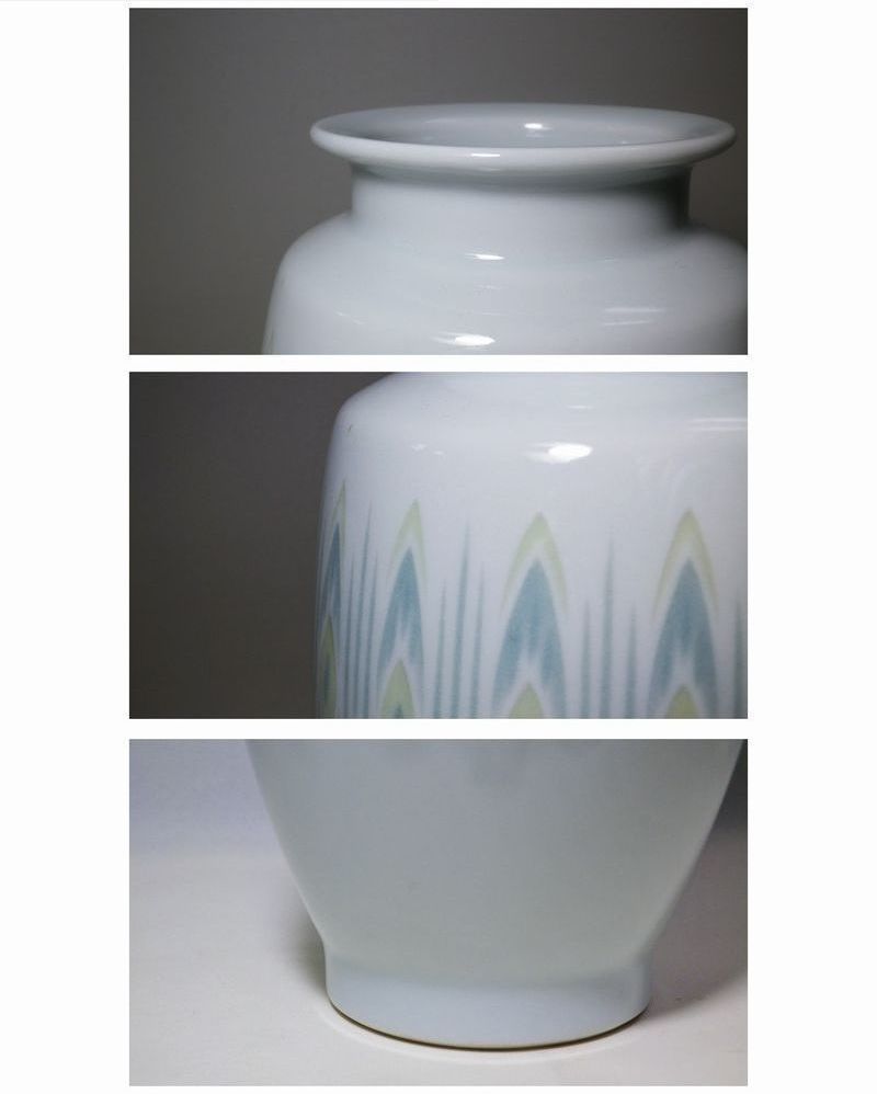 2024年新作入荷 item 彩釉象嵌文花瓶 伊藤翠壺 details Auction JDirectItems | 花器、壷