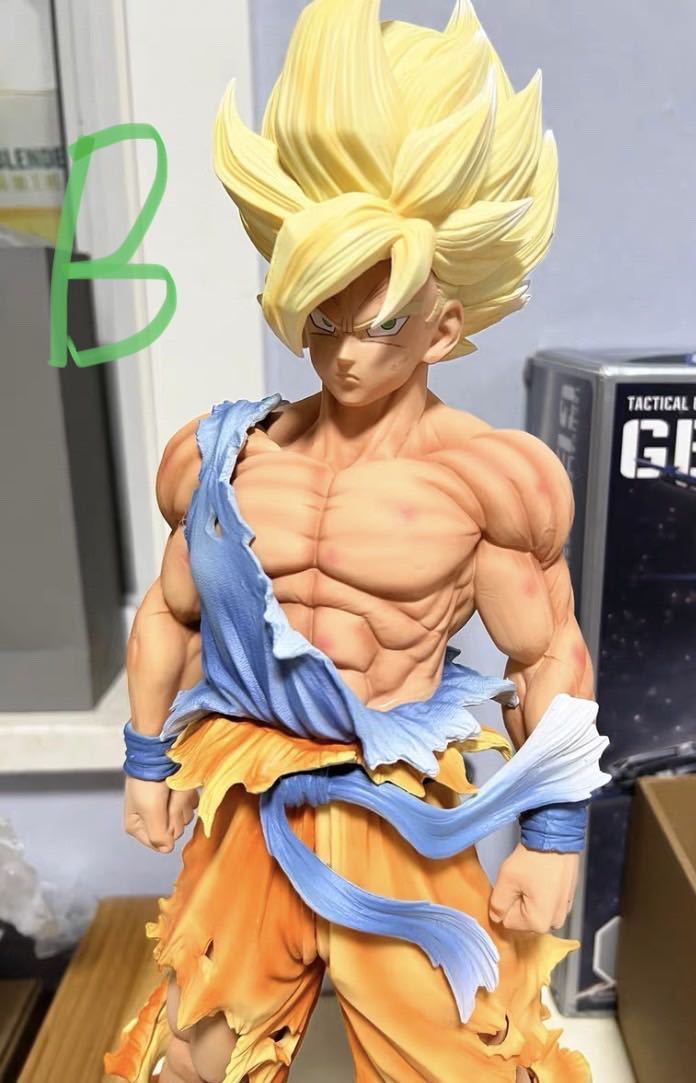 激安店舗 ドラゴンボール 超サイヤ人孫悟空 PVC製 44cm フィギュア