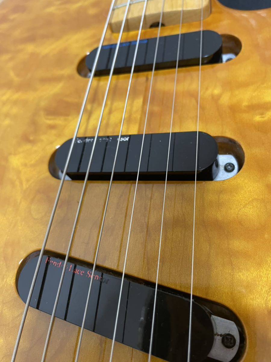 激レア Fender Japan 1990年 Custom Order TLC-52 Quilt Top Back