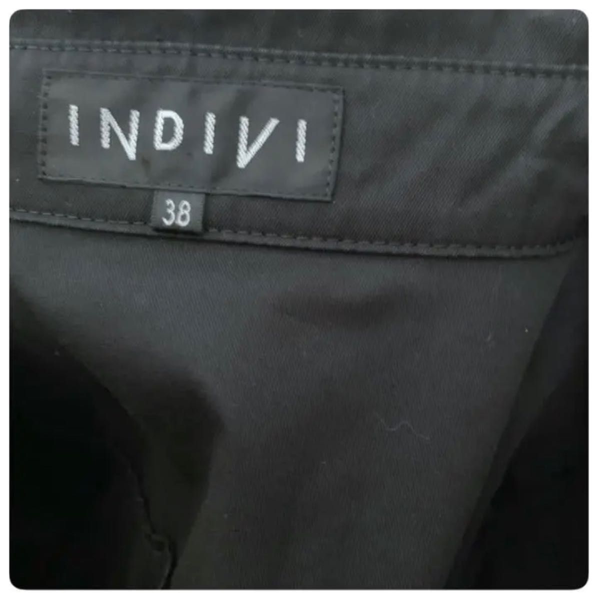 INDIVI インディヴィ　レディース ジャケット　ブラック　サイズ38