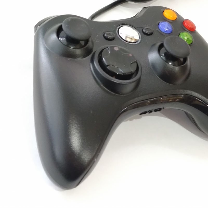 *Xbox360* controller wire black USB operation verification settled one part with defect 