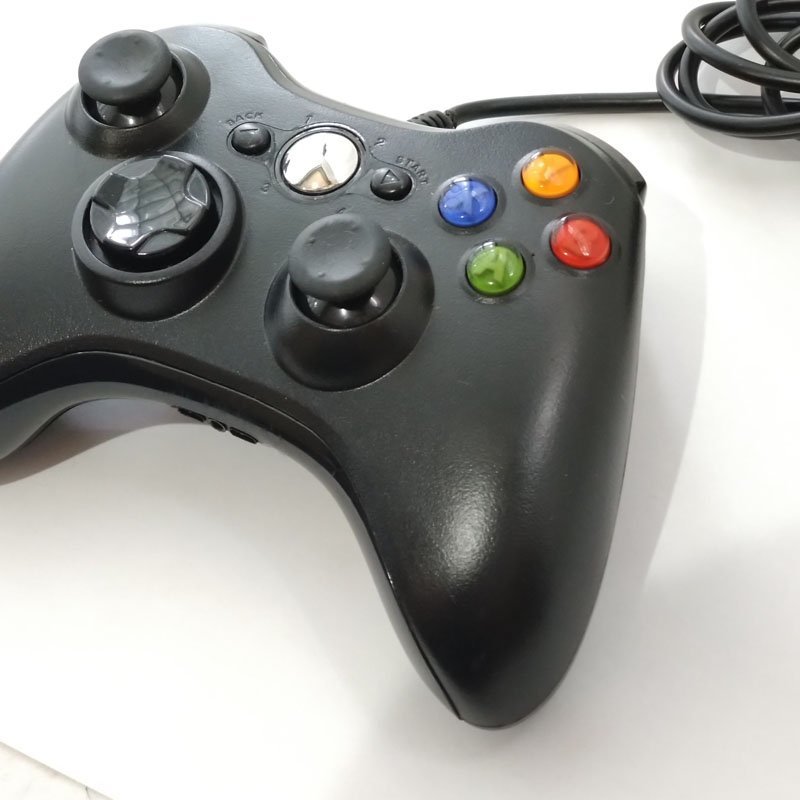 *Xbox360* controller wire black USB operation verification settled one part with defect 