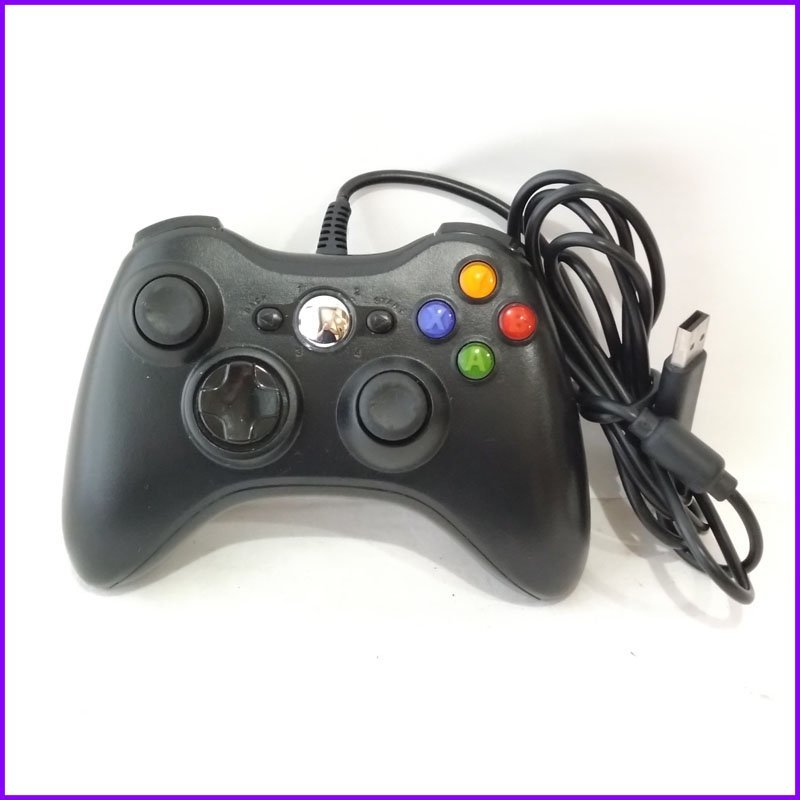 *Xbox360* controller wire black USB operation verification settled one part with defect 