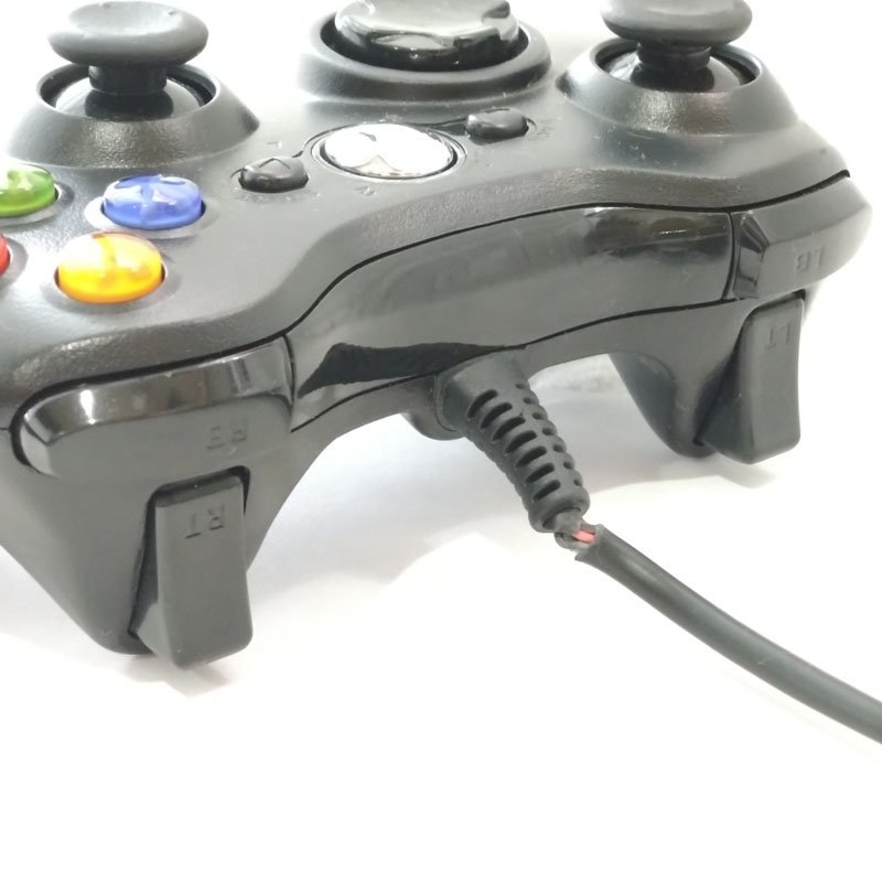 *Xbox360* controller wire black USB operation verification settled one part with defect 