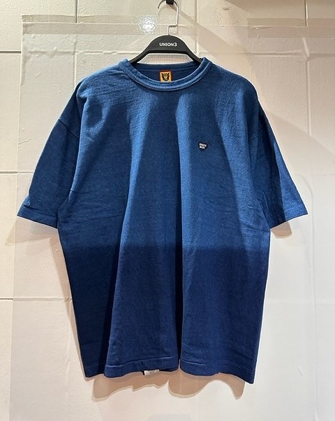 HUMAN MADE 23ss INDIGO DYED TEE #1 XXLサイズ ヒューマンメイド インディゴダイド半袖Tシャツ