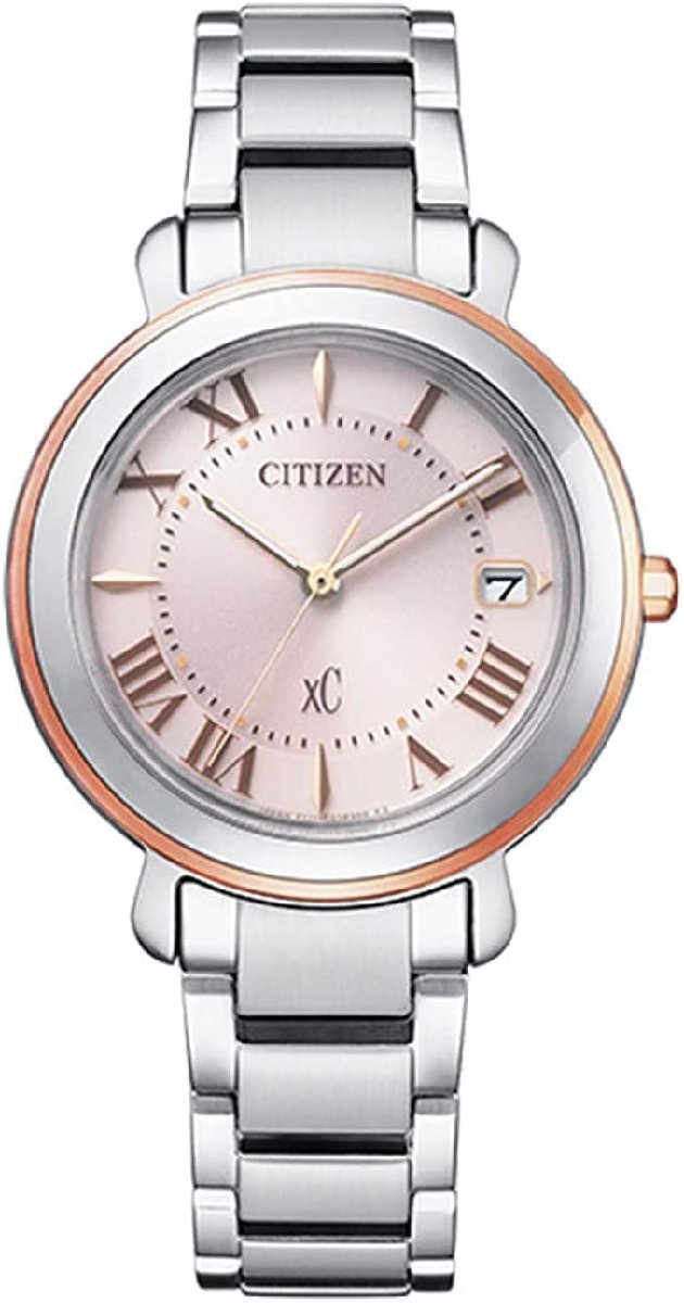 超人気の EO1204-51W Xc シチズン CITIZEN クロスシー シルバー/ピンク