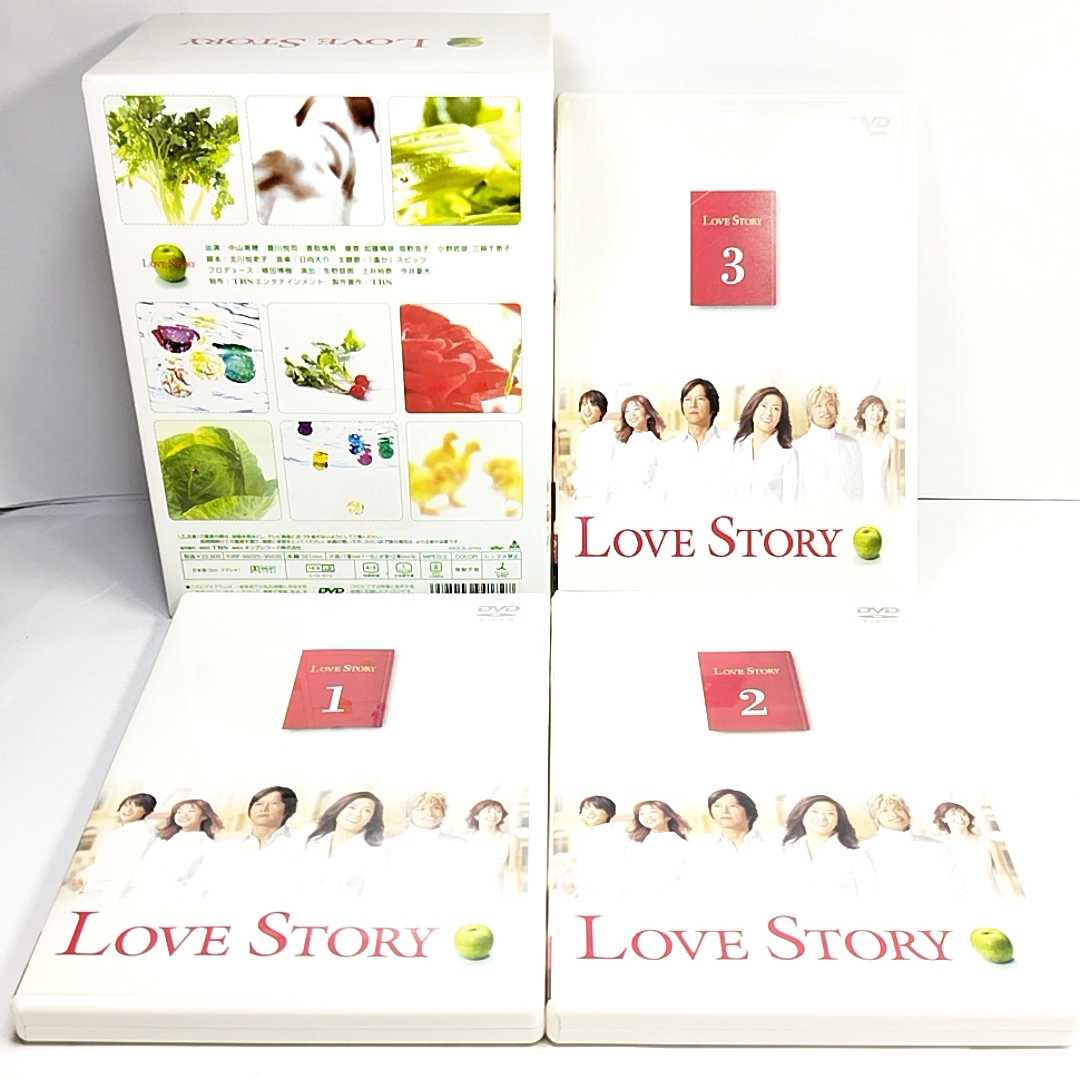 即決時クーポンで3000円引　LOVE STORY ラブストーリー　DVD　BOX　TBSドラマ　全話セット　全6巻　中山美穂　豊川悦司 _画像4