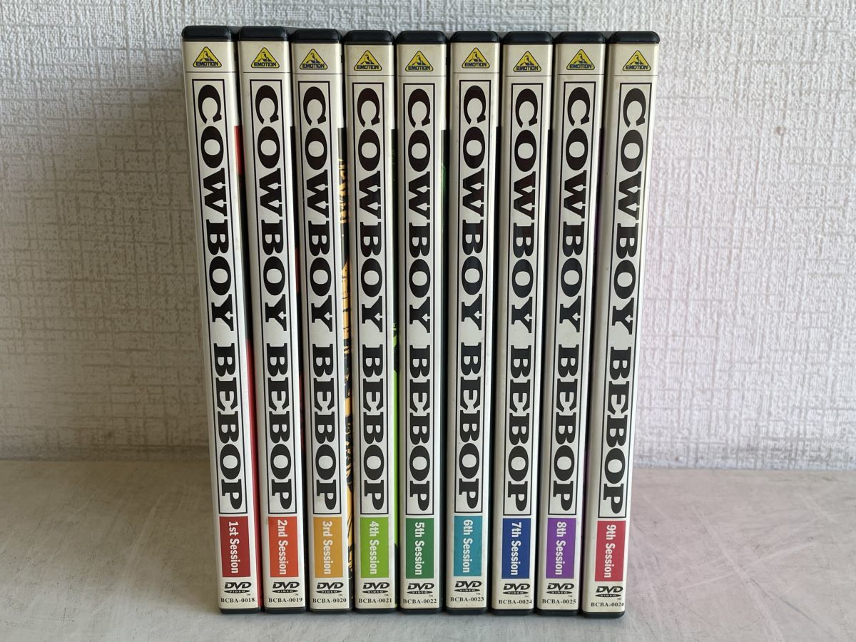 DVDセット売り/ 処分品 / COWBOY BEBOP / 9点セット / 1st Session~9th