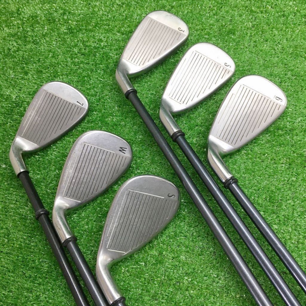 JIS-1064 callaway BIG BERTHA オリジナルカーボンシャフト AM/AT (商品説明) フレックスR アイアンセット #3.5.6.7.W.S 送料無料_画像4