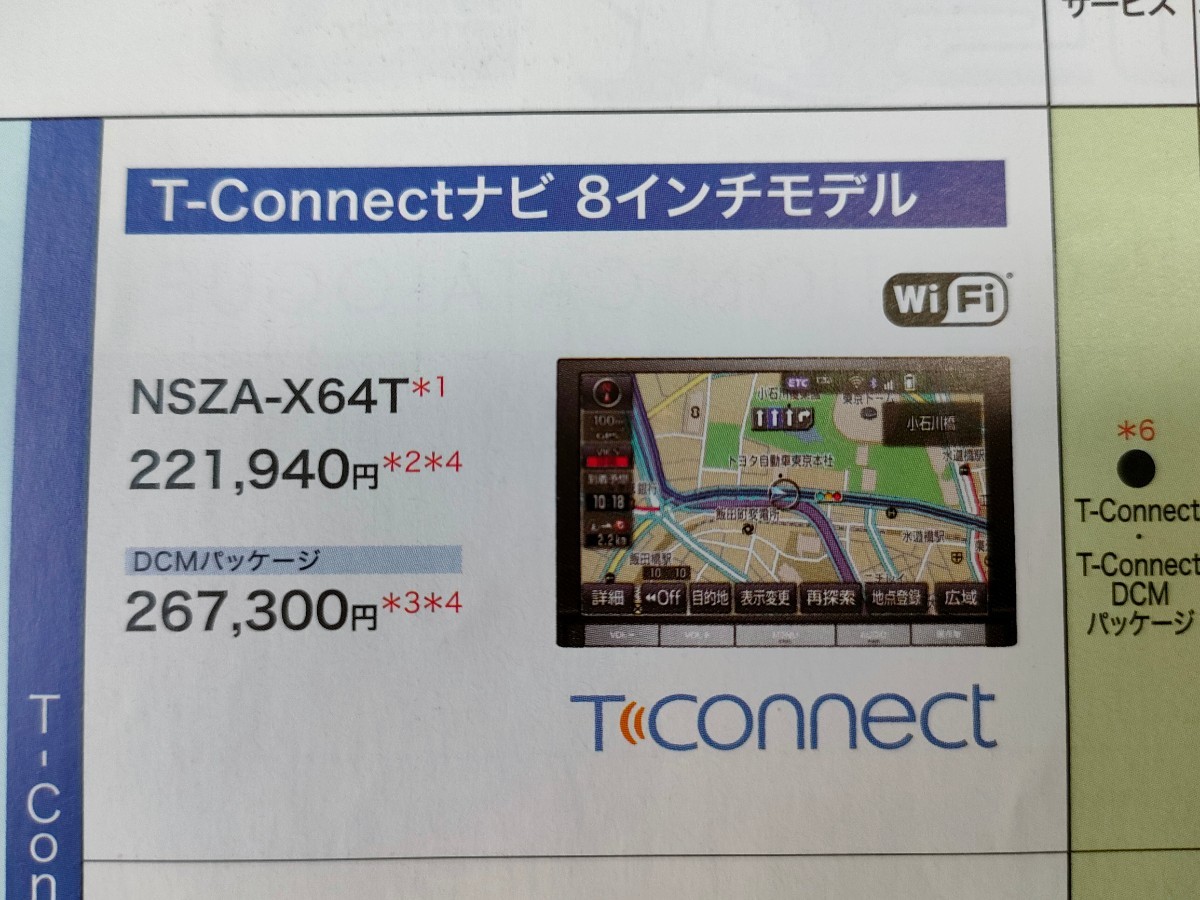 NSZA-X64T 8インチナビとナビ連動ETC2 0セット 使用少ない美品 NSZA-X64T 8インチナビとナビ連動ETC2 0セット 使用少ない美品