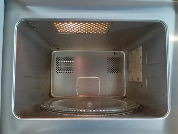 yH/ valuable SHARP sharp HIGH COOKER high cooker microwave oven R-450 1970 period 800W Showa Retro present condition goods [ direct pickup OK Kagawa prefecture ]/DY-1771 2F