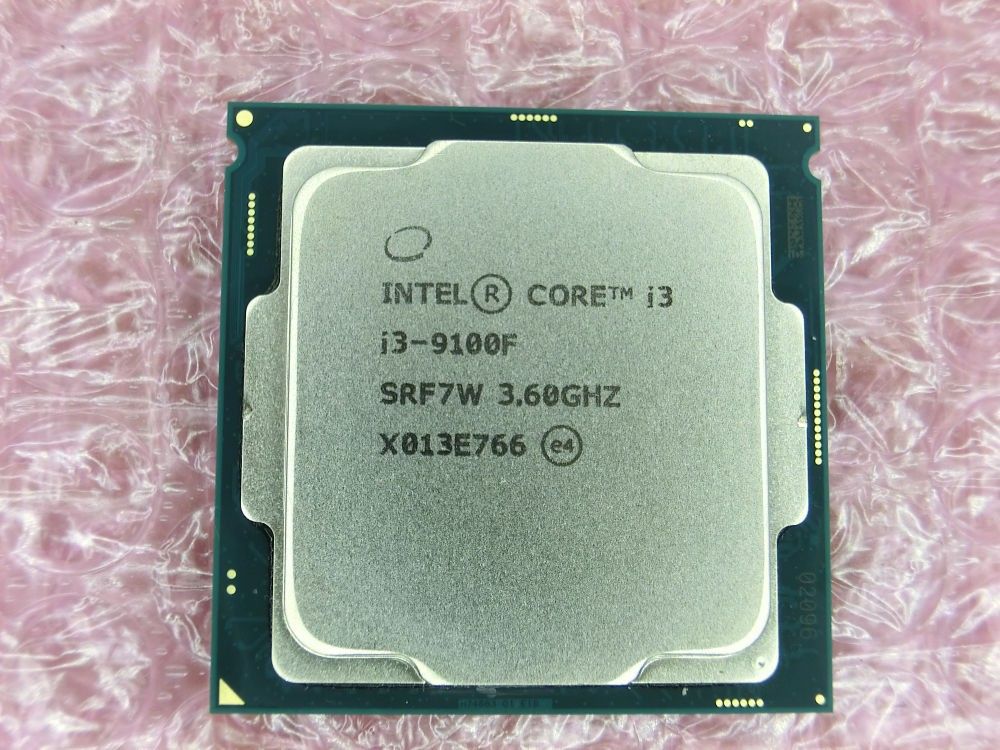 【まとめ買い】 CPU Intel Core i3-9100F 中古動作品