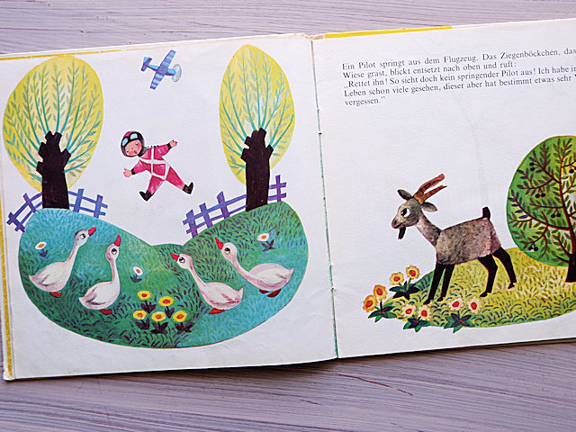 * Germany / Vintage picture book /...!...!*1976 year / German / Poland issue / foreign book picture book / secondhand book *