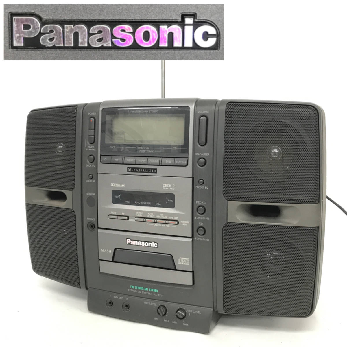 BF5/19 Panasonic パナソニック CD ラジカセ RX-ST7 CD BF5/19 Panasonic パナソニック CD ラジカセ RX-ST7 CD