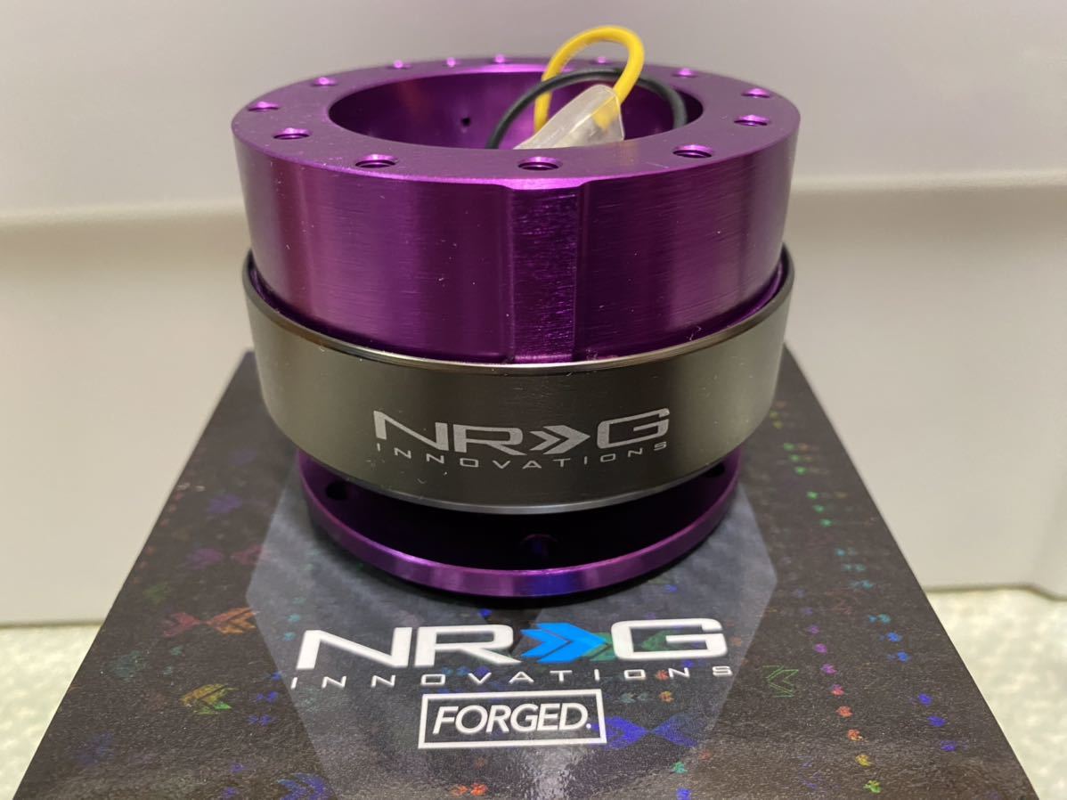 正規]新品 NRG クイックリリース GEN2 0 SRK-200PP/TI パープル チタン