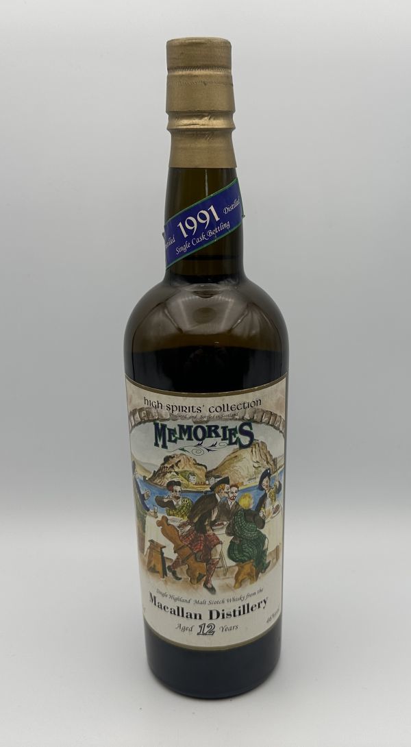 ◎【希少】 Macallan Distillery Aged 12 Years MEMORIES 1991