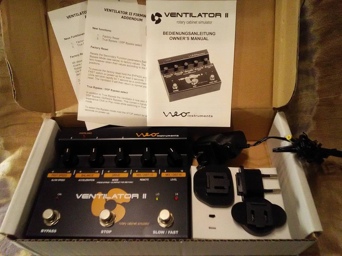 Neo Instruments VENTILATOR II□LESLIE HAMMOND レスリースピーカー