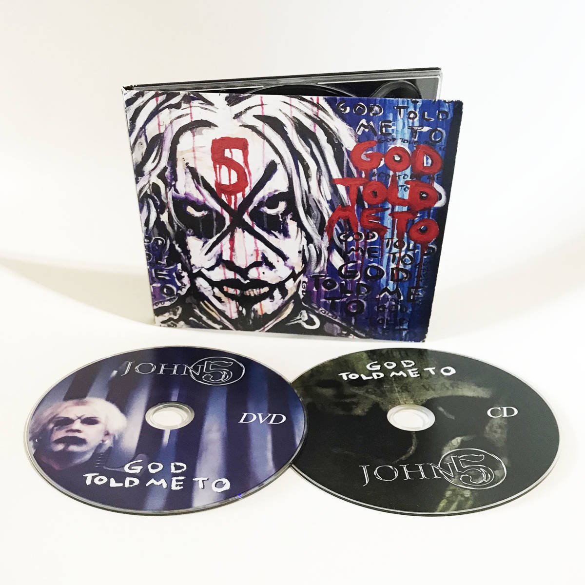 【送料無料！】John 5 ジョン５ CD+DVD「God Told Me To」デジパック仕様 Marilyn Manson, Motley Crue_画像1