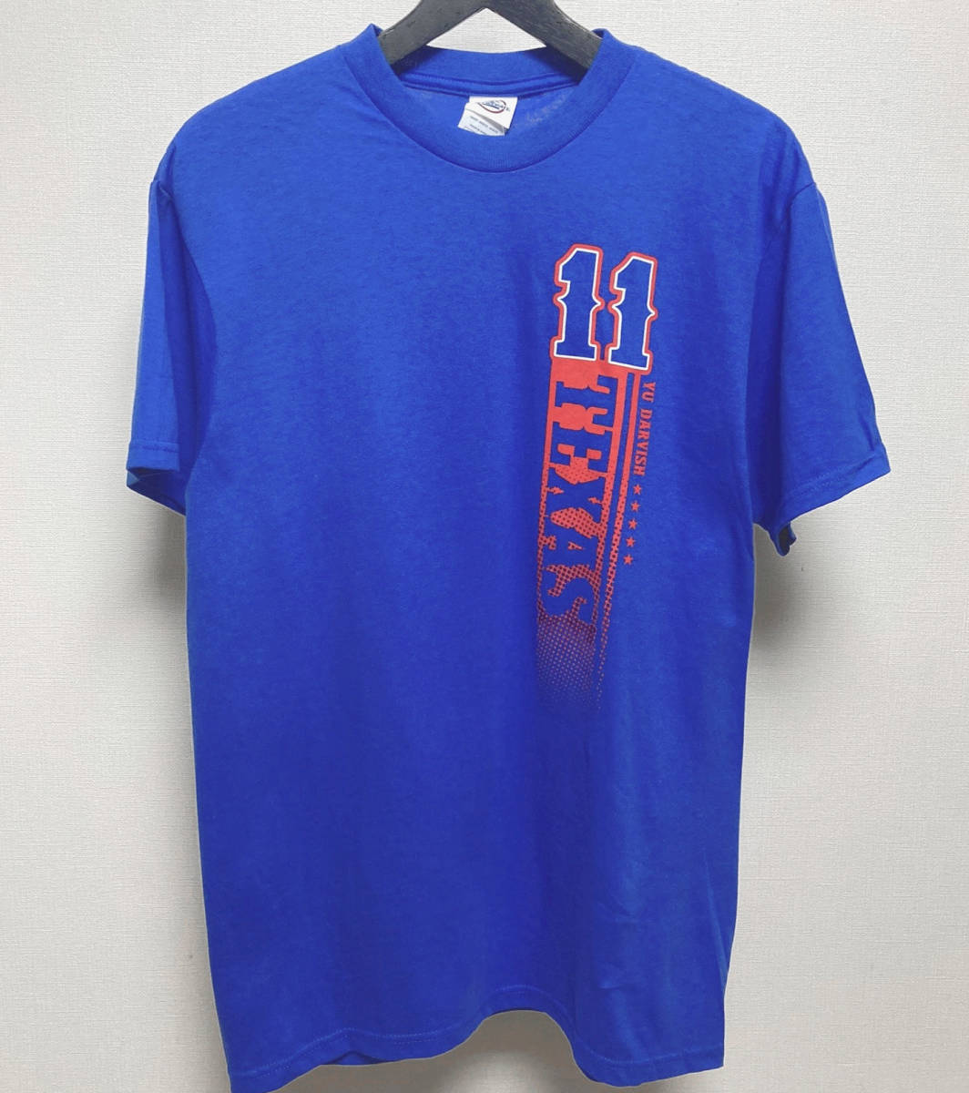 未使用品 MLB ダルビッシュ Tシャツ #11 DELTAボディ テキサス レンジャーズ Texas Rangers_画像8