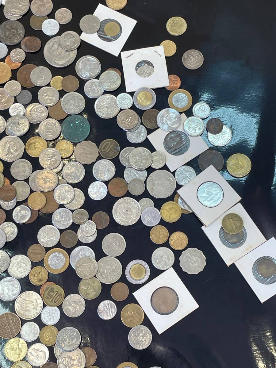 ☆蔵出し!【外国銭】3.5kg以上!! 約3500g 外国コイン 大量おまとめ