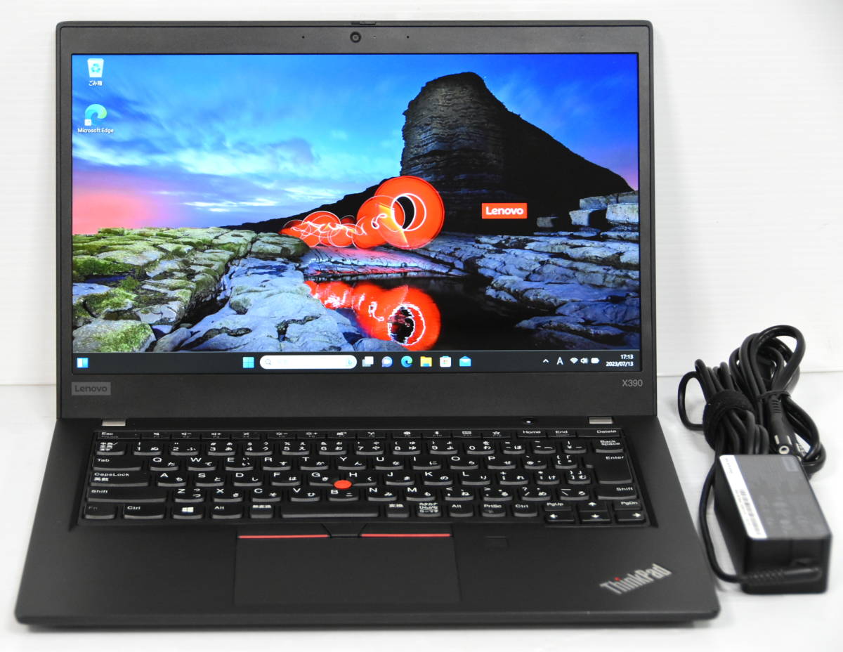 ☆ Lenovo ThinkPad X390 i5-8265U 1.6(3.9)G 8CPU/NVMe 256GB/13.3W