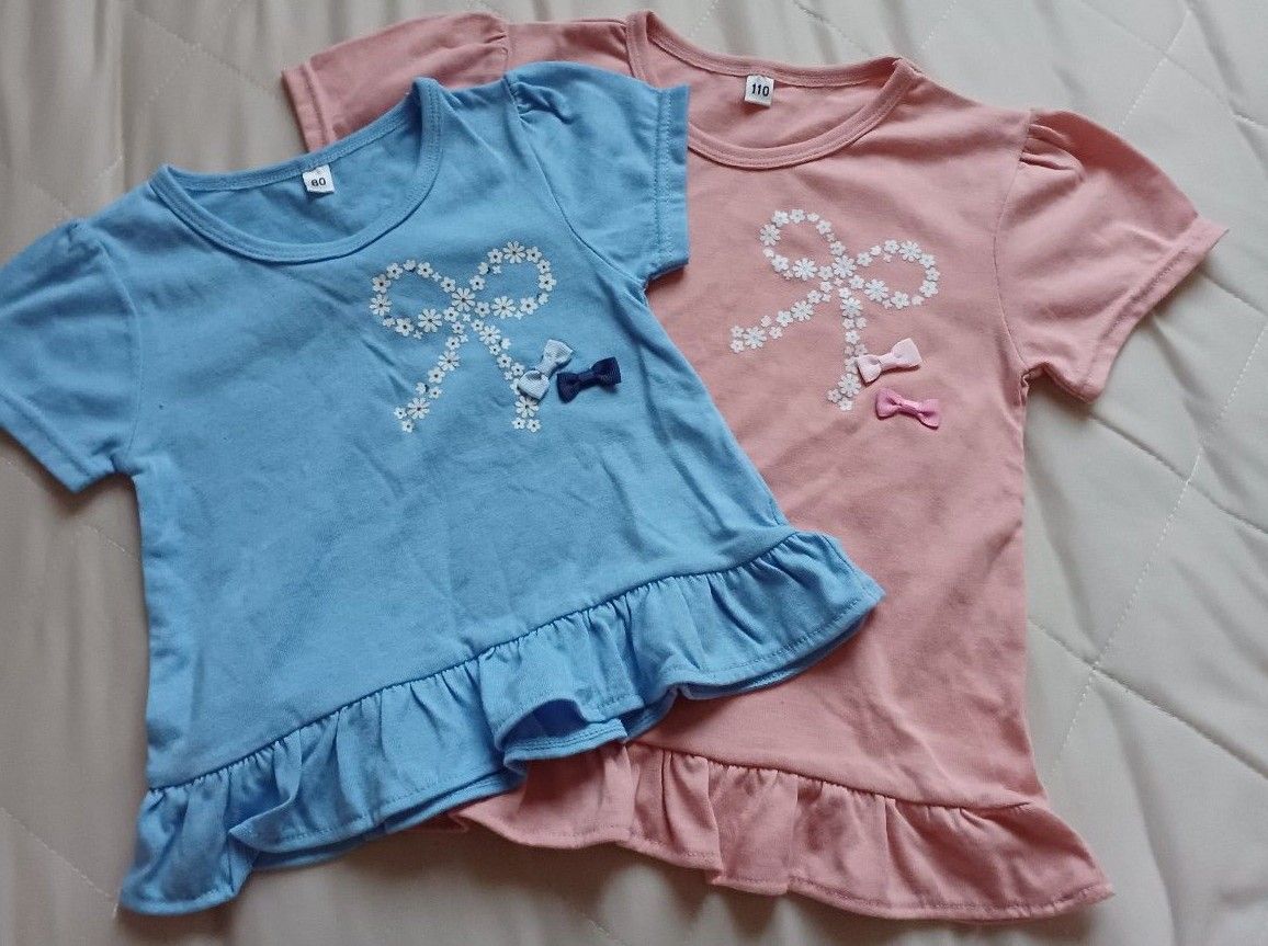 半袖Tシャツ 女の子　お揃い　4枚セット