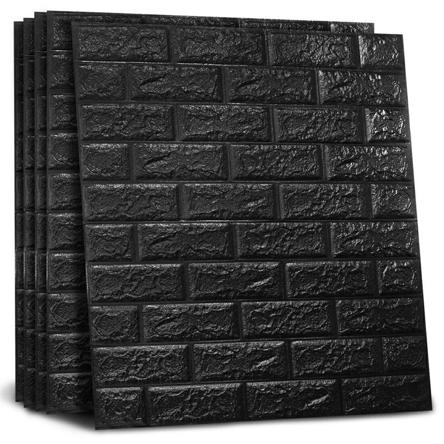 超激安 70×77cm 60枚セット ブラック レンガ調 壁紙シール 3Dレンガ 厚さ3mm sl026-bk-60p 貼るだけ 壁用 立体 シート DIYクッション 薄めタイプ 壁紙、クロス 超激安 70×77cm 60枚セット ブラック レンガ調 壁紙シール 3Dレンガ 厚さ3mm sl026-bk-60p 貼るだけ 壁用 立体 シート DIYクッション 薄めタイプ 壁紙、クロス