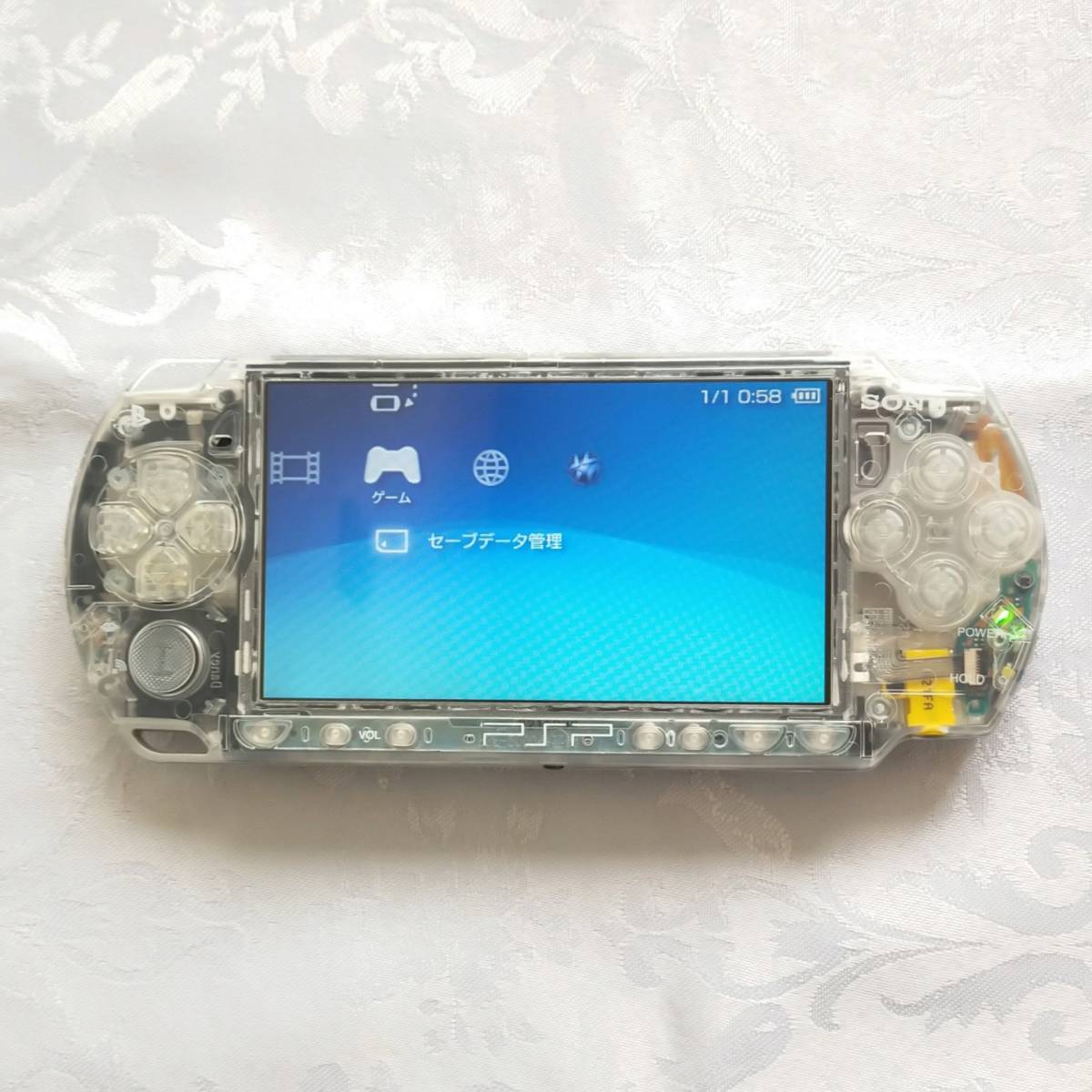 【美品】【カスタム】PSP 2000 すぐ遊べるセット(スケルトン)