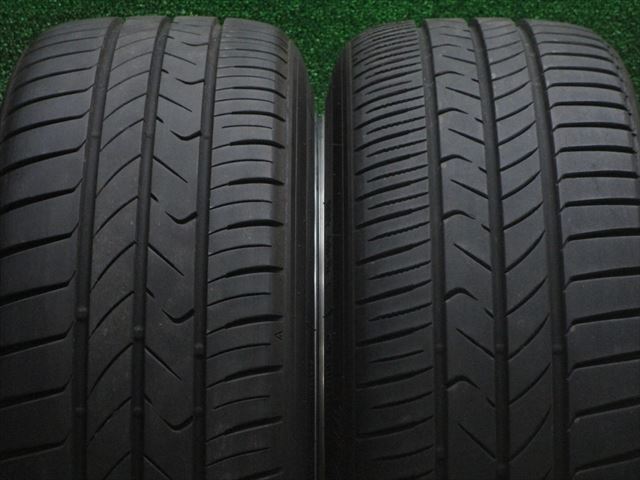 中古 ホイールタイヤ 4本 225/45R18 2021年製 7分山 ファブレス ヴァローネ LM-9 ラジアル タイヤ トーヨー トランパスMP7_画像5